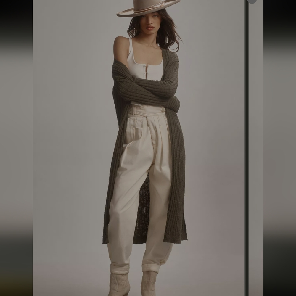 Anthropologie Pilcro Gauzy Duster Cardigan Sweater